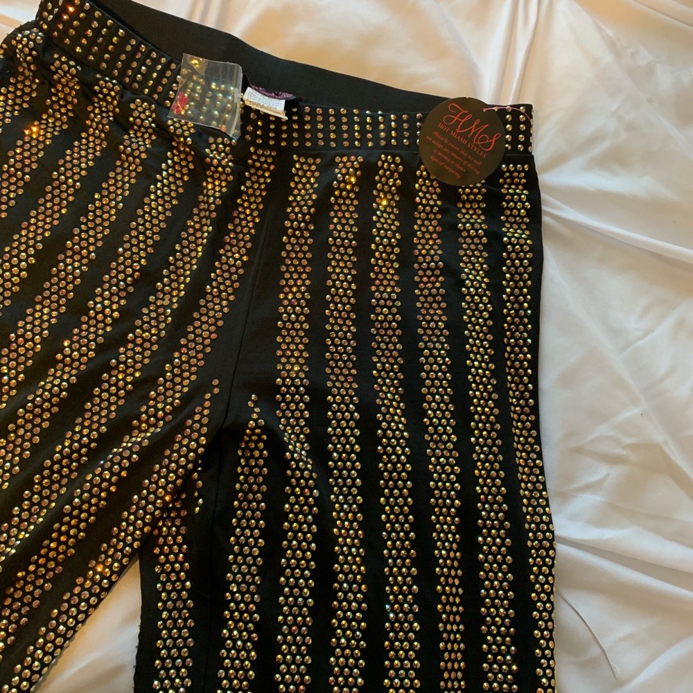 Hot Miami styles bling bling pants
